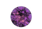 amethyst round gemstone on a white background