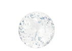 diamond round gemstone on a white background